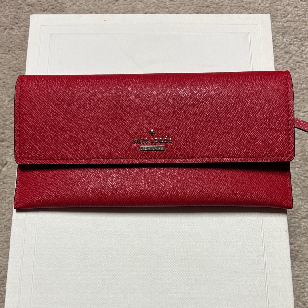 Kate Spade Scarlet Red Wallet